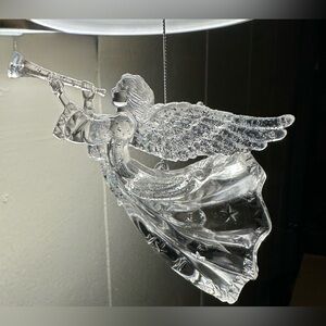 Elegant Clear Angel Figurine